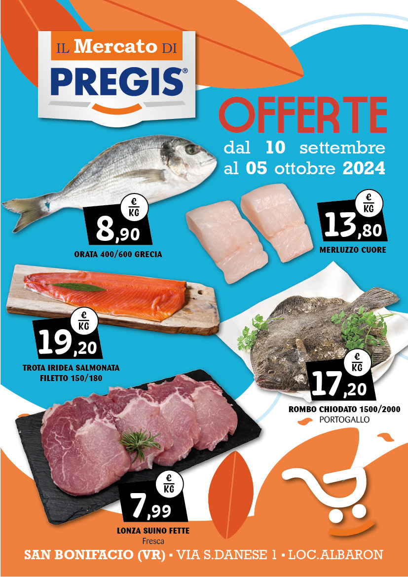 Cop Promo IL MERCATO DI PREGIS valide dal 10.09 al 05.10.2024