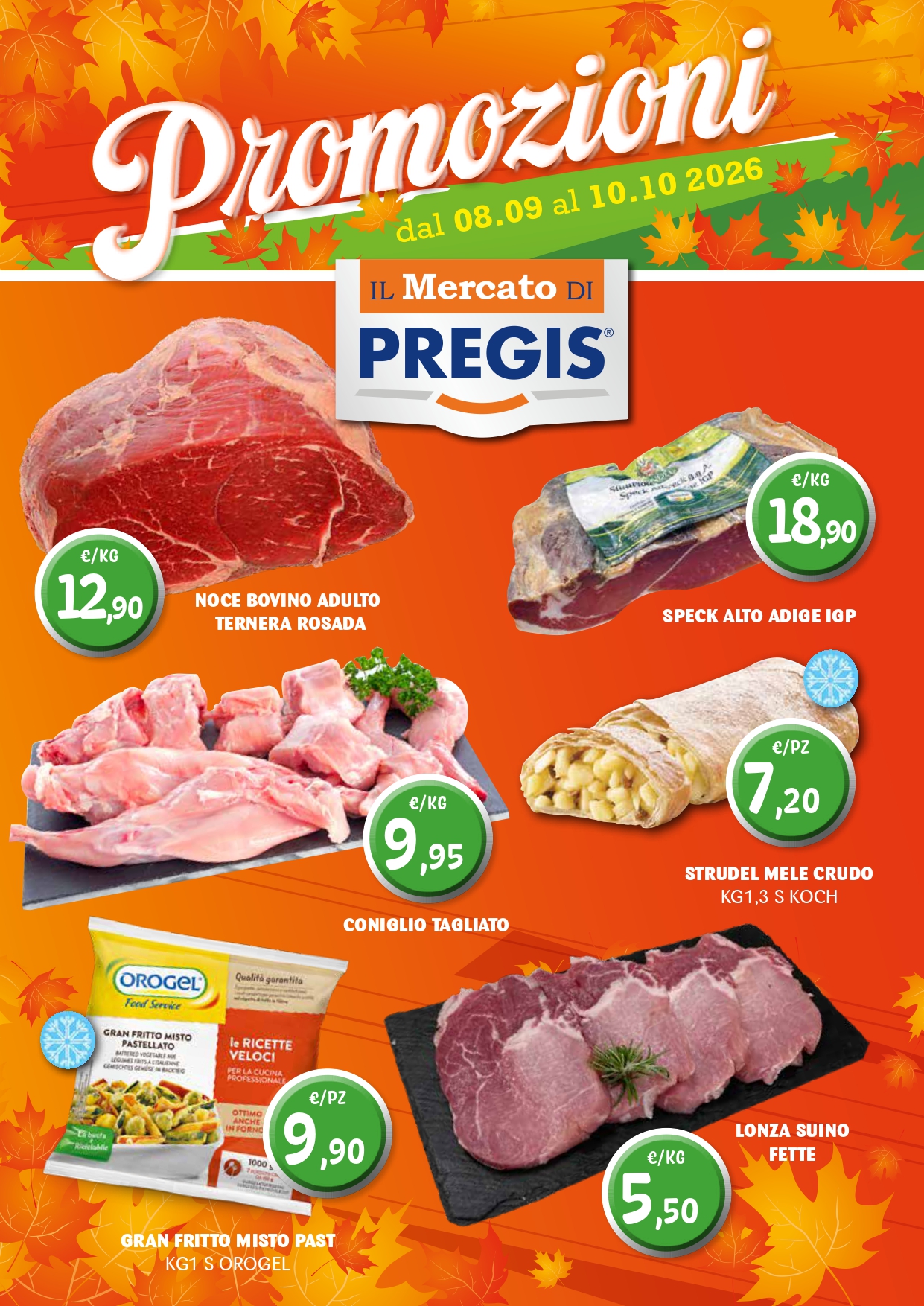 Copertina Promo IL MERCATO DI PREGIS valide dal 08.09.2026-10.10.2026